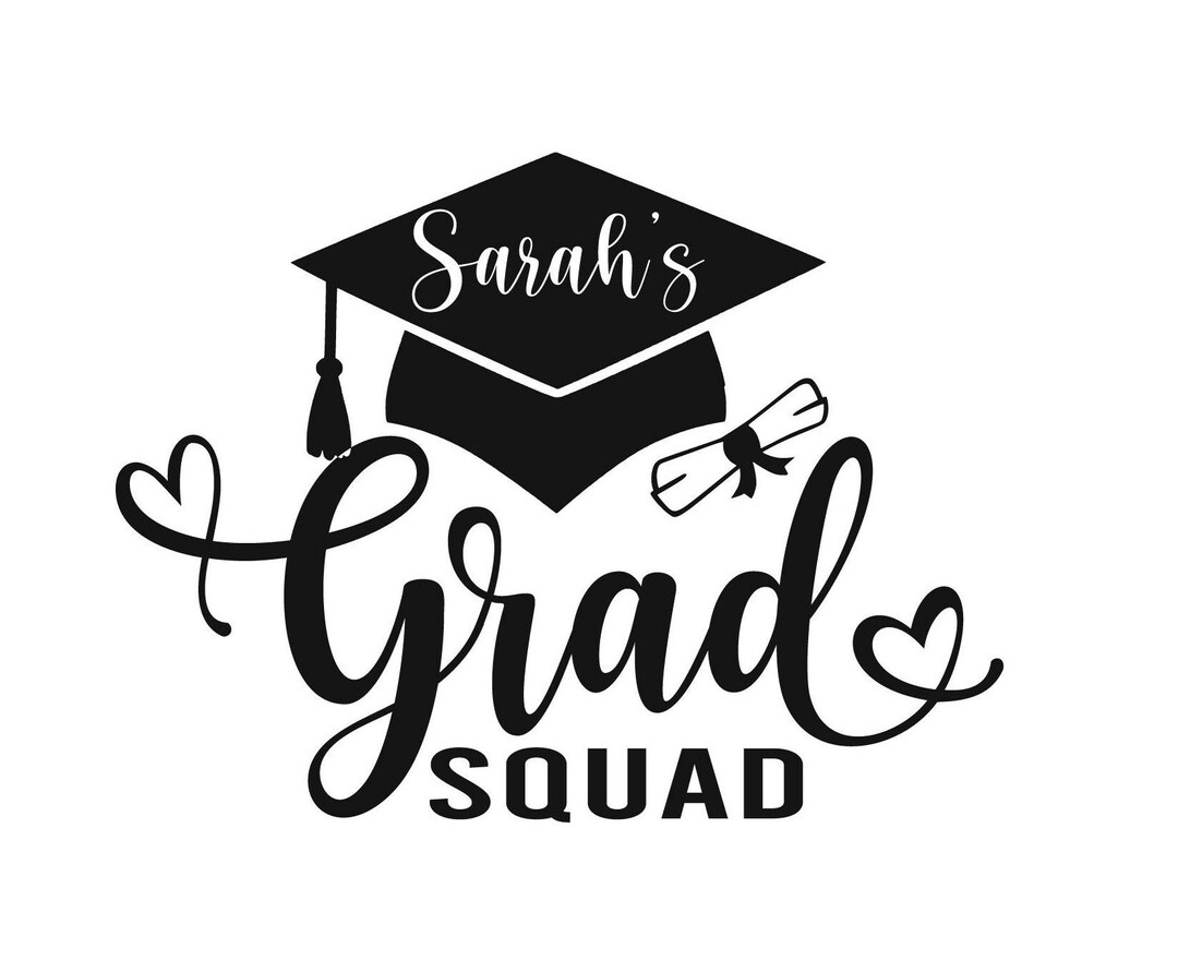 Custom 2024 Grad Iron on Decal Senior 2024 on N Decal Graduation Gift ...