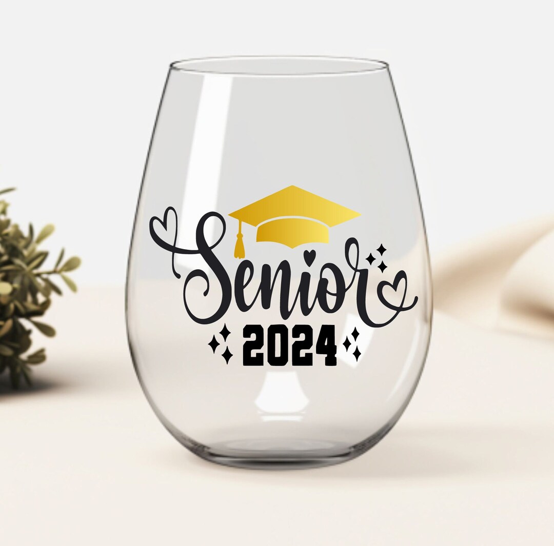 Senior 2024 Vinyl Decal Senior Gifts Letters Decal Class of 2024 ...