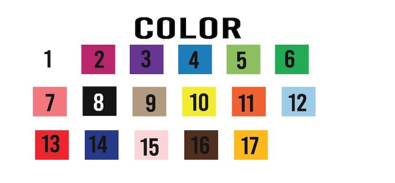 Nameplate Label Color Code Custom Iron on Clothing Name Labels, Personalized Name Tags - Etsy