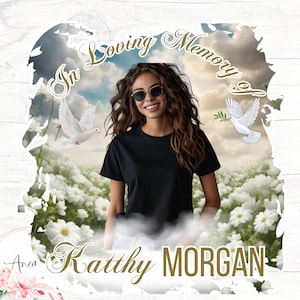 Personalized Memorial Photo Iron-On Transfer, In Loving Memory Shirt