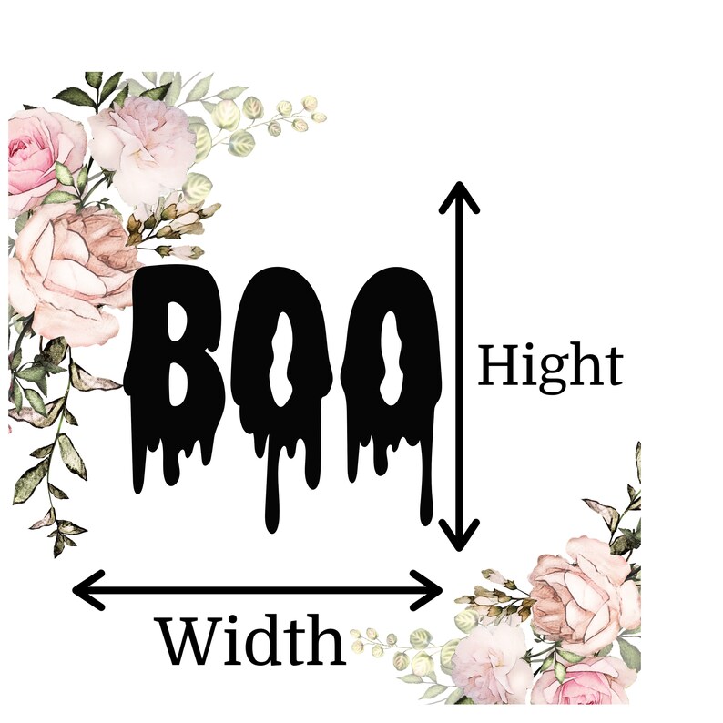 Halloween Iron on Transfer, Spooky Boo Design - Etsy
