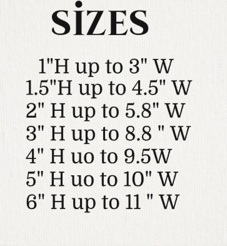 Custom Iron On/ Name Iron on Transfer/ Word Iron On/letter Etsy