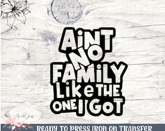 Family Reunion Matching Shirt Iron-On Transfer: Family Love Quote