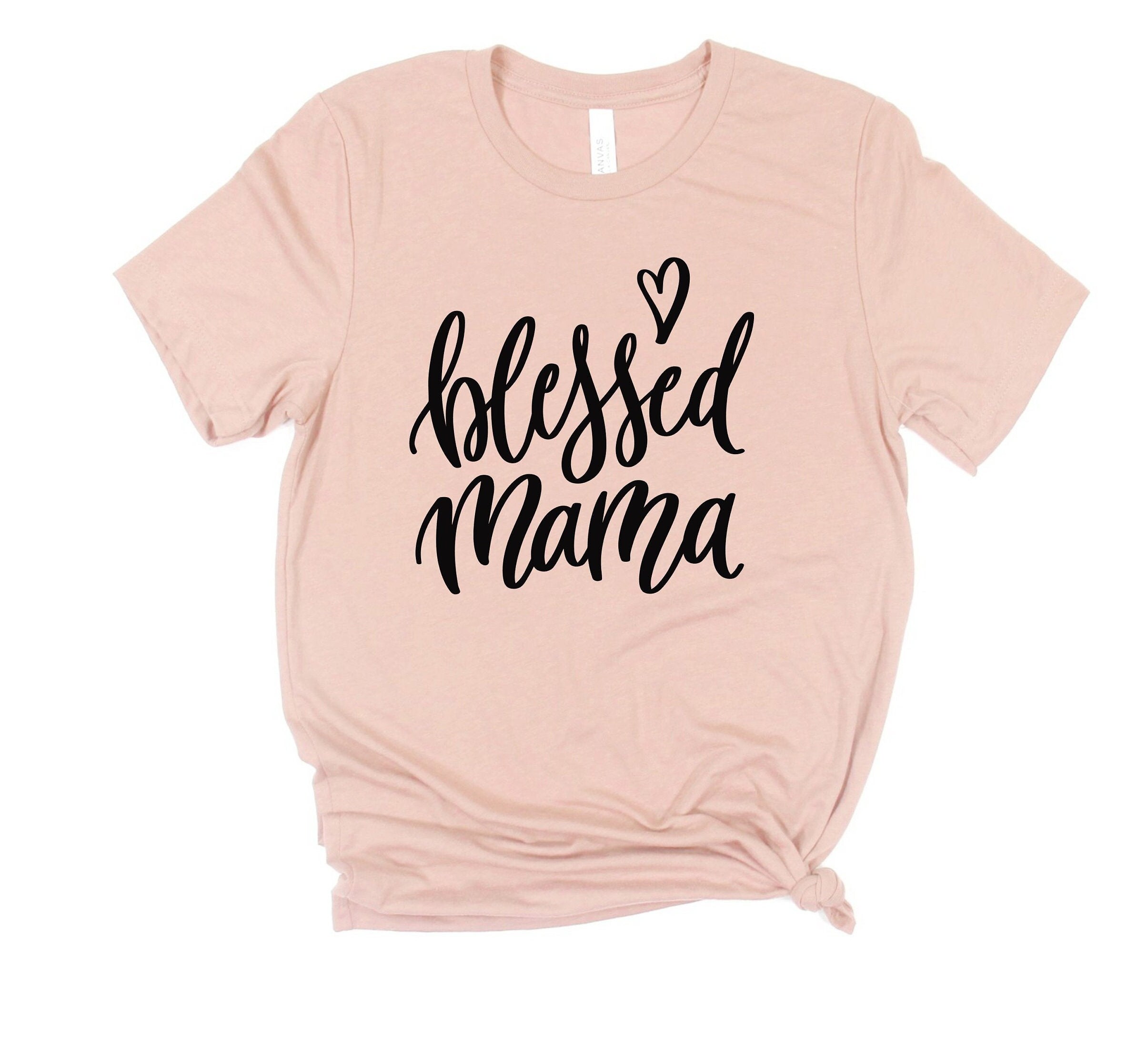 Blessed Mama Iron on Decal/ Image Transfer/ DIY T-shirt/ Iron - Etsy