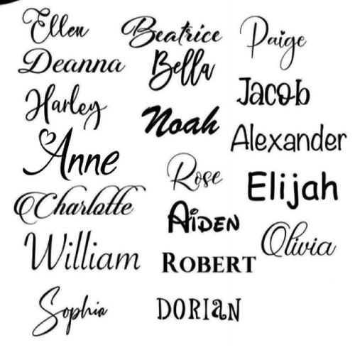 Custom Iron On/ Name Iron on Transfer/ Word Iron On/letter Etsy