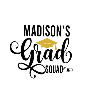 Custom 2024 Grad Iron on Decal Senior 2024 On n Decal Graduation Gift Heat Transfer Graduation Party Graduation Shirt