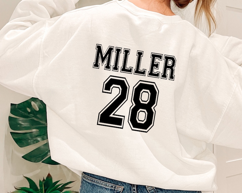 Jersey Name and Number Iron On Number Jersey Heat Transfer Etsy