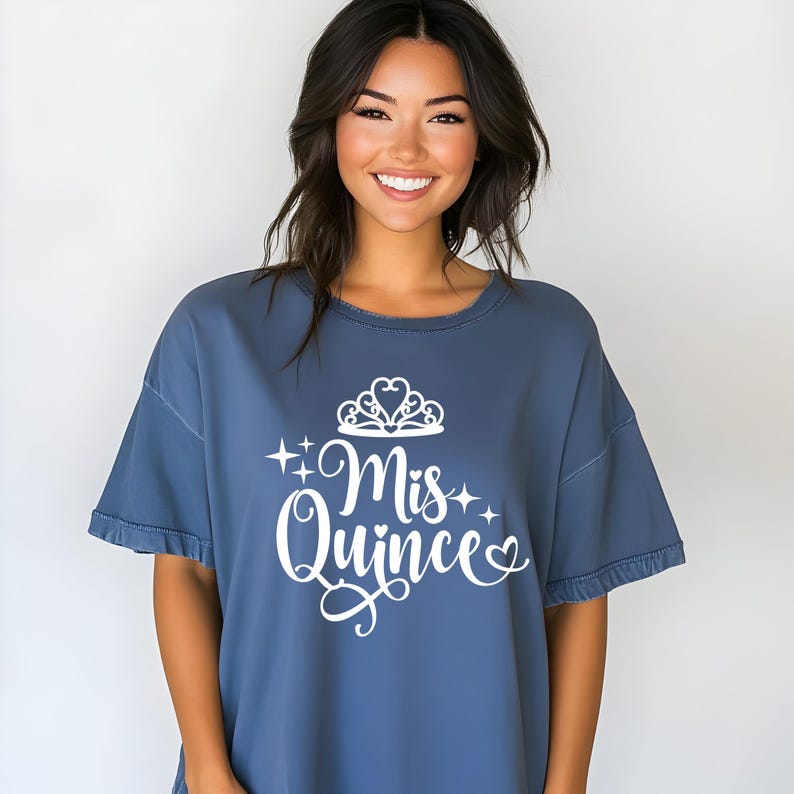 Mis Quince Birthday Iron-on Transfer: Matching Shirt Heat Transfer - Etsy