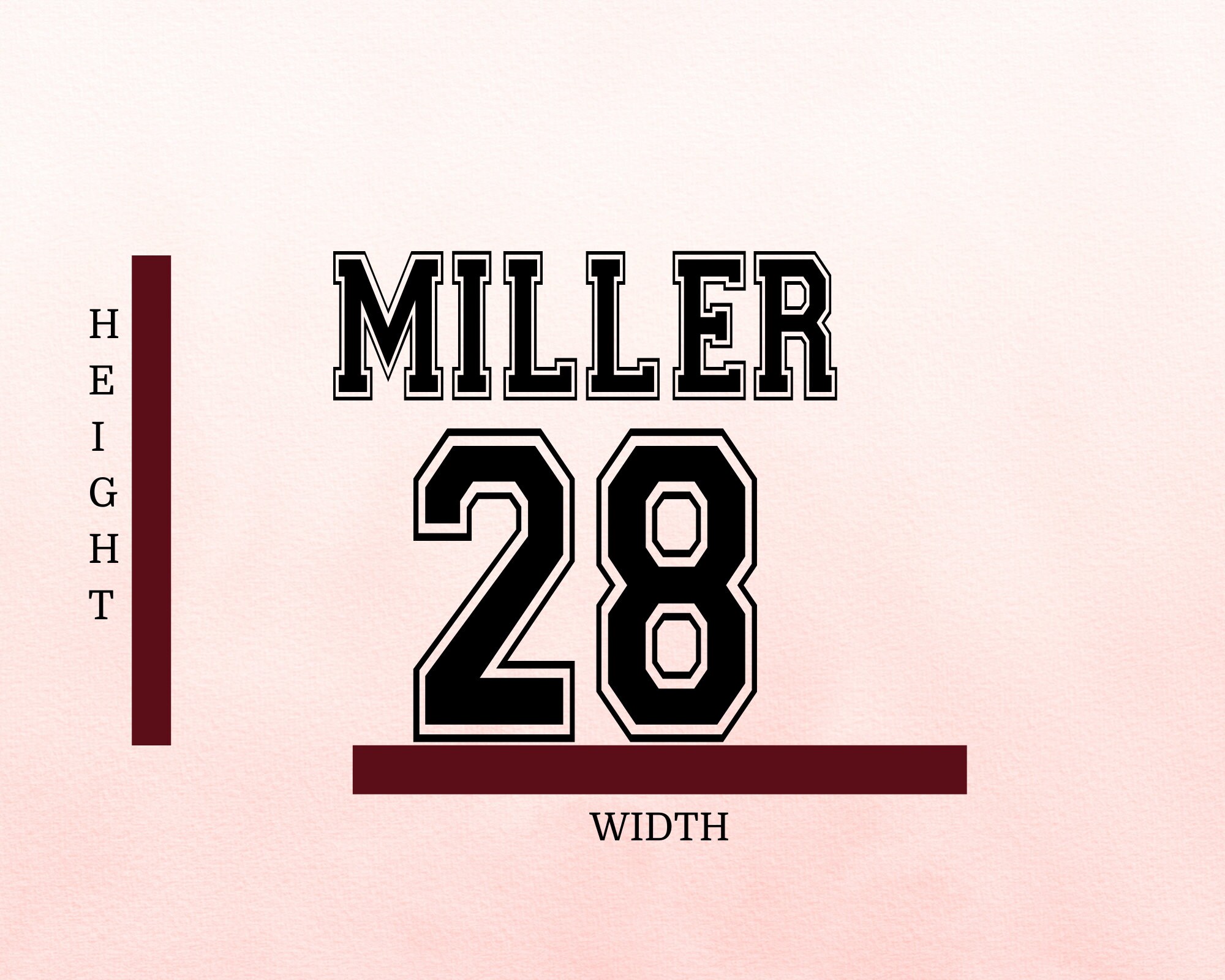 Jersey Name and Number Iron On Number Jersey Heat Transfer - Etsy