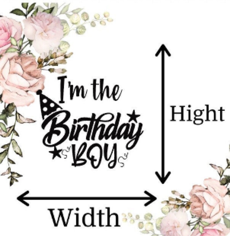 I'm the Birthday Boy Transfer/ Birthday Boy Iron on Decal/ Etsy