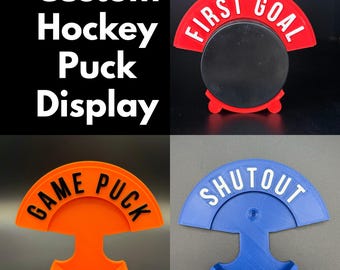 Hockey Team Gift Set — Personalized Hockey Puck Display Bulk Order