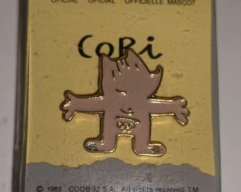 Épinglette (pin's) Officielle Mascotte Olympique Australie - Réf. Couleur #ee8a1c - Neuf