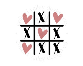 Tic Tac Toe SVG, Tic Tac Toe Valentine,valentine's Day Shirts Svg, Cute ...