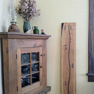 Hand-Burned Growth Chart - Heritage Hardwood Sibling Ruler - Custom Walnut & White Oak Heirloom