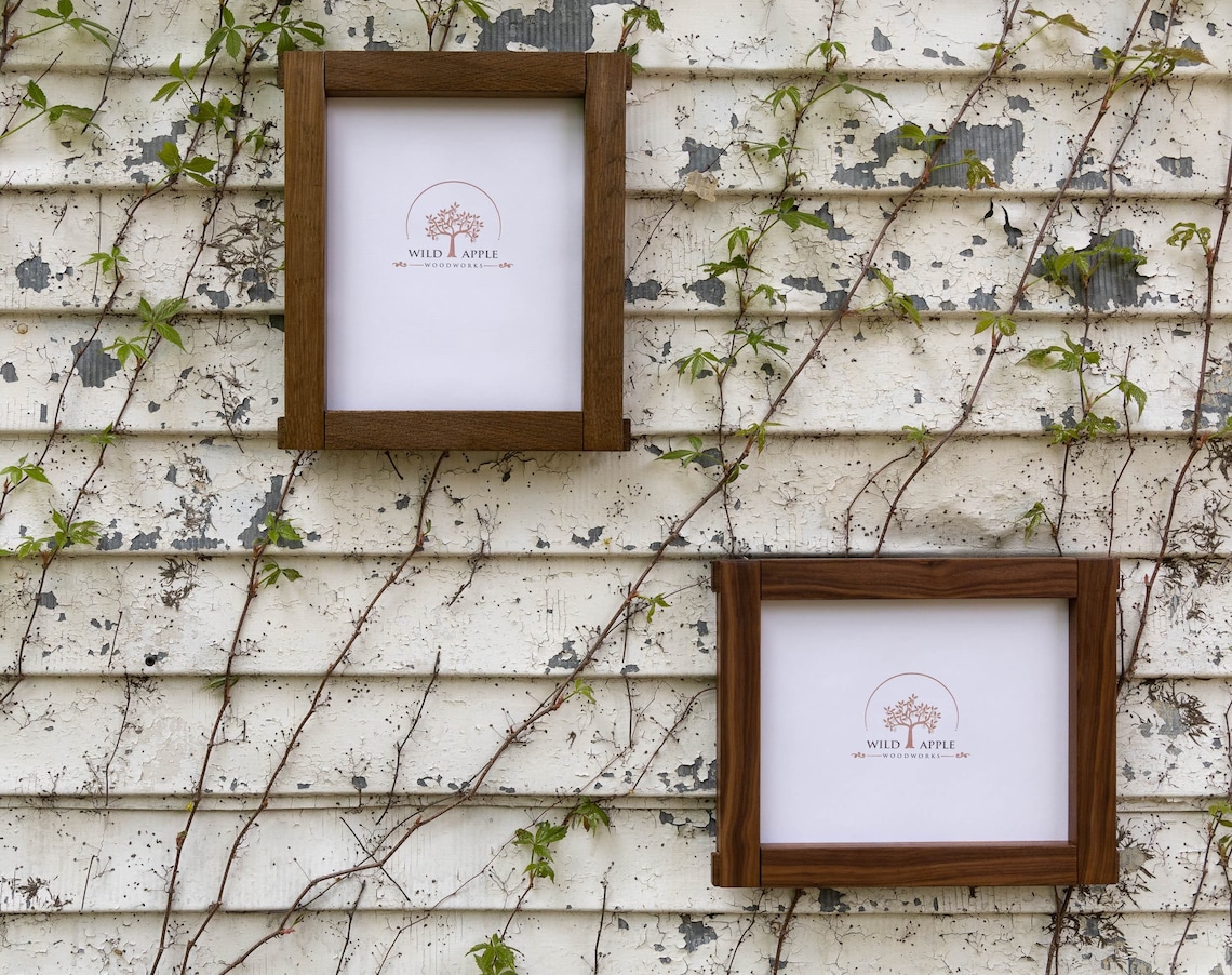 Handmade Oak Mission Picture Frame Etsy