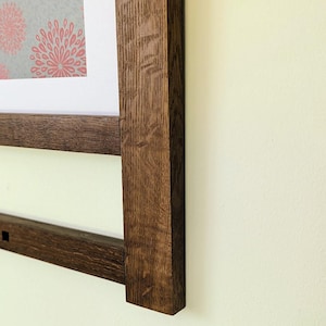 Large Heritage Fumed QSWO Mission Frame| Architectural Profile | Arts and Crafts Statement Piece