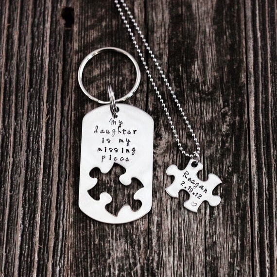 HOLLP Pregnancy Gift New Mom New Dad Puzzle Piece Keychain Set Soon to Be Mommy/Daddy Jewelry Gift for New Mommy Dad HOLLP Pregnancy Gift New Mom New Dad Puzzle Piece Keychain Set Soon to Be Mommy/Daddy Jewelry Gift for New Mommy Dad