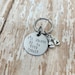 hand stamped fighter's keychain / Ill always be in your corner / gift for fighter / muay thai gift / mma / boxing 