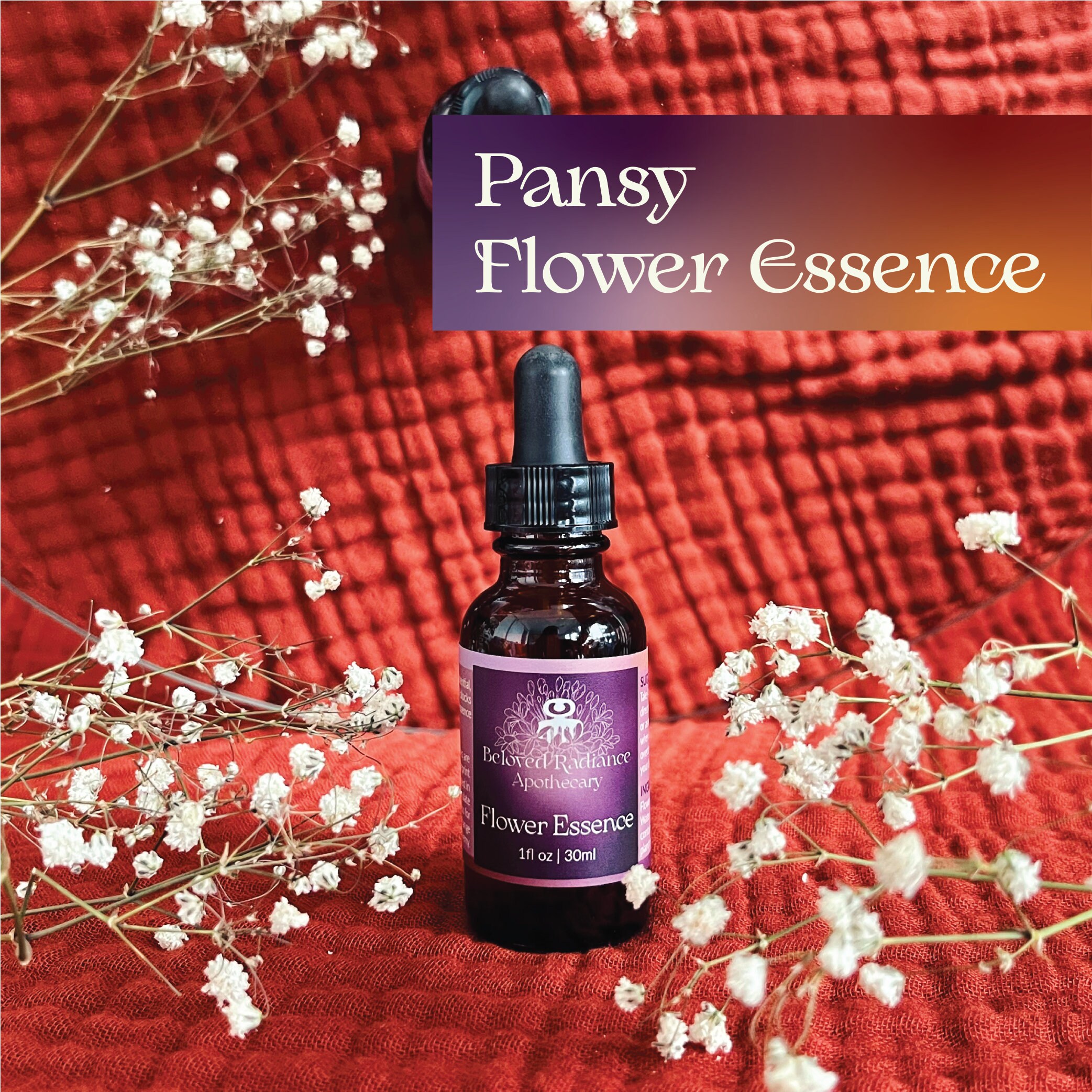 Selfliberation Pansy Flower Essence Etsy