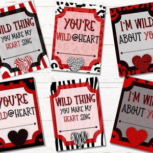 Teen Printable Valentines Cards Teen Class Valentines Kid's Valentines ...