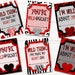 Teen Printable Valentines Cards Teen Class Valentines Kid's Valentines ...
