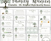 Family Reunion Games | Reunion Games | Family Reunion Games Bundle | Printable Reunion Games | Family Games and Activities | Reunion Ideas