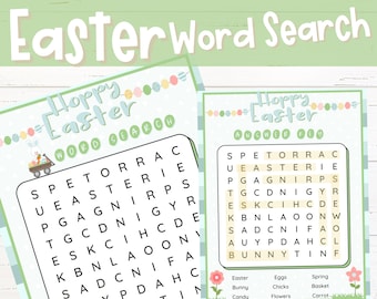 Easter Word Search | Easter Word Search for kids | Easter Word Games | Easter Printables | Easter Printable Games | Easter Family Games