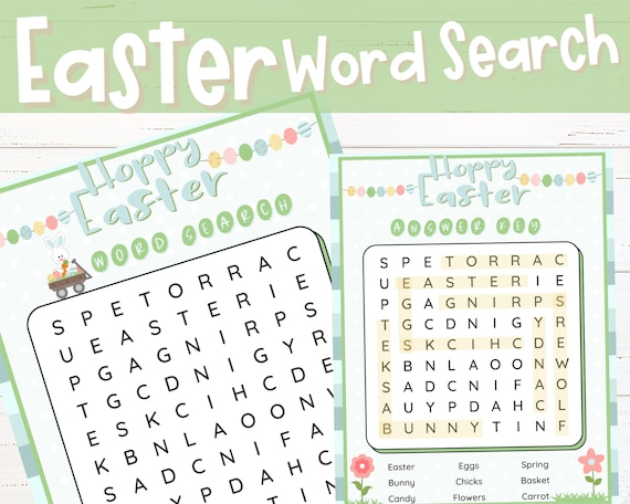 Easter Word Search | Easter Word Search for kids | Easter Word Games | Easter Printables | Easter Printable Games | Easter Family Games