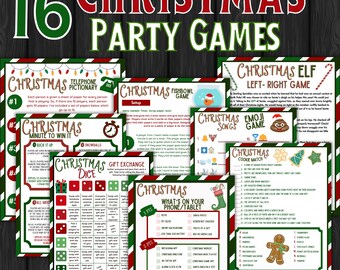 Christmas Party Game | Christmas Trivia | Left Right Game | Feud | Pass the Gift | Christmas Dice Game | Minute to Win it | Charades | Adult