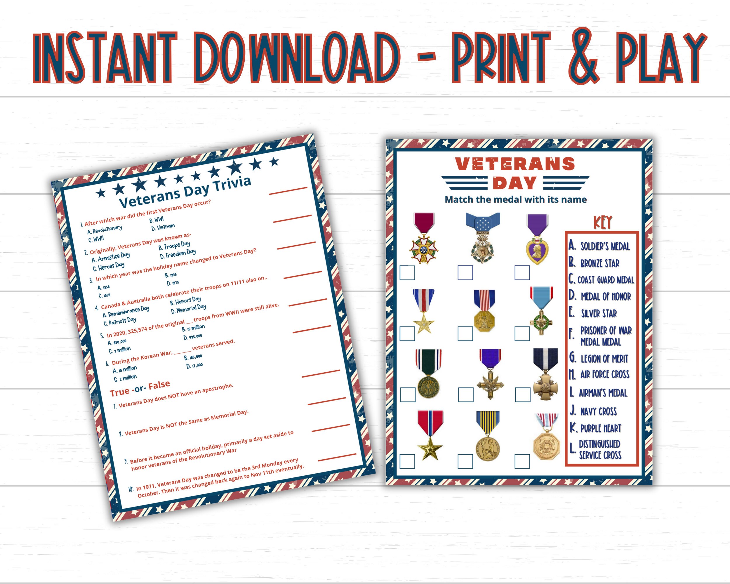 Worksheets on veterans day for first grade