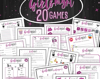 Girls Night Games | Girls Night Out | Ladies Night Games | Adult Games | Girls Night In | Girls Weekend | Girls Trip | Instant Download