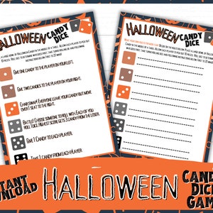 Halloween Dice Game | Halloween Party | Halloween Candy | Halloween Activity | Kids | Halloween Games | Candy Dice Game | Trick or Treat