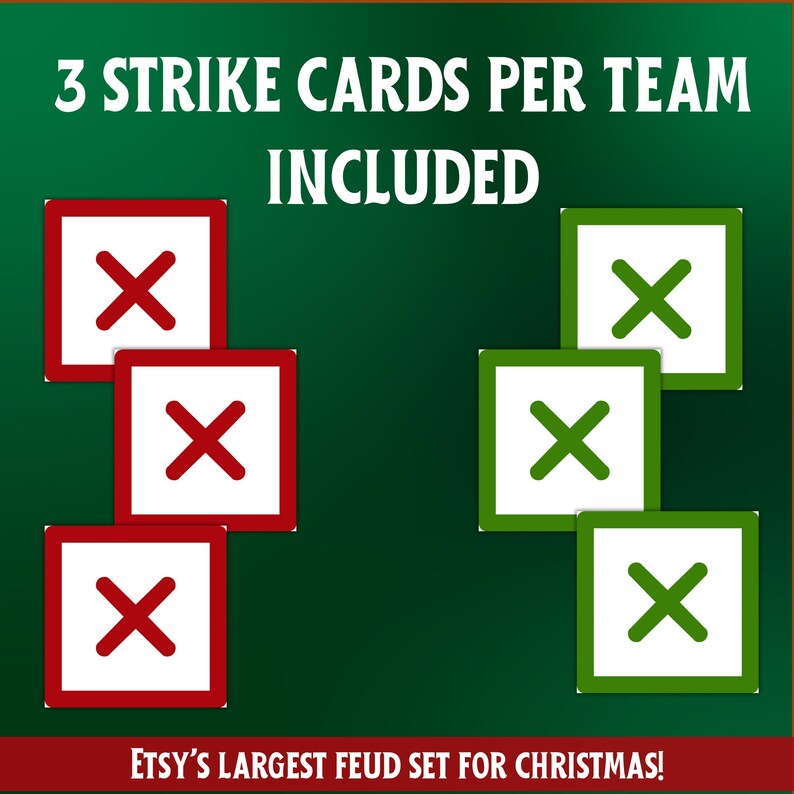 Christmas Family Feud MEGA Bundle, Friendly Feud Printable, Christmas ...