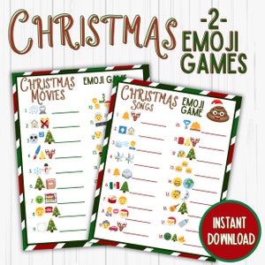 Christmas Emoji Game | Christmas Movie Trivia | Christmas Song Game | Christmas Emoji Quiz | Family Christmas Game | Emoji Guessing Game