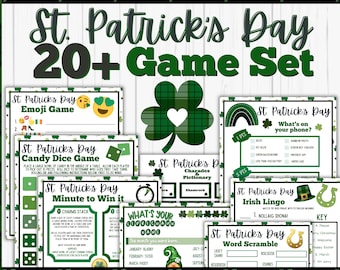 St Patrick's Day Games | St Patrick's Day Activities | St Patrick's Day | 20 Printable Games