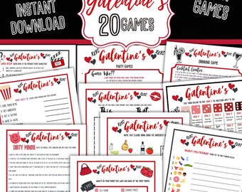 Galentines Game | Galentines Day | Ladies Night | Girls Night | Printable Galentine Activity | Adult Galentine Party Game | Valentines Party