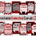 Teen Printable Valentines Cards Teen Class Valentines Kid's Valentines ...