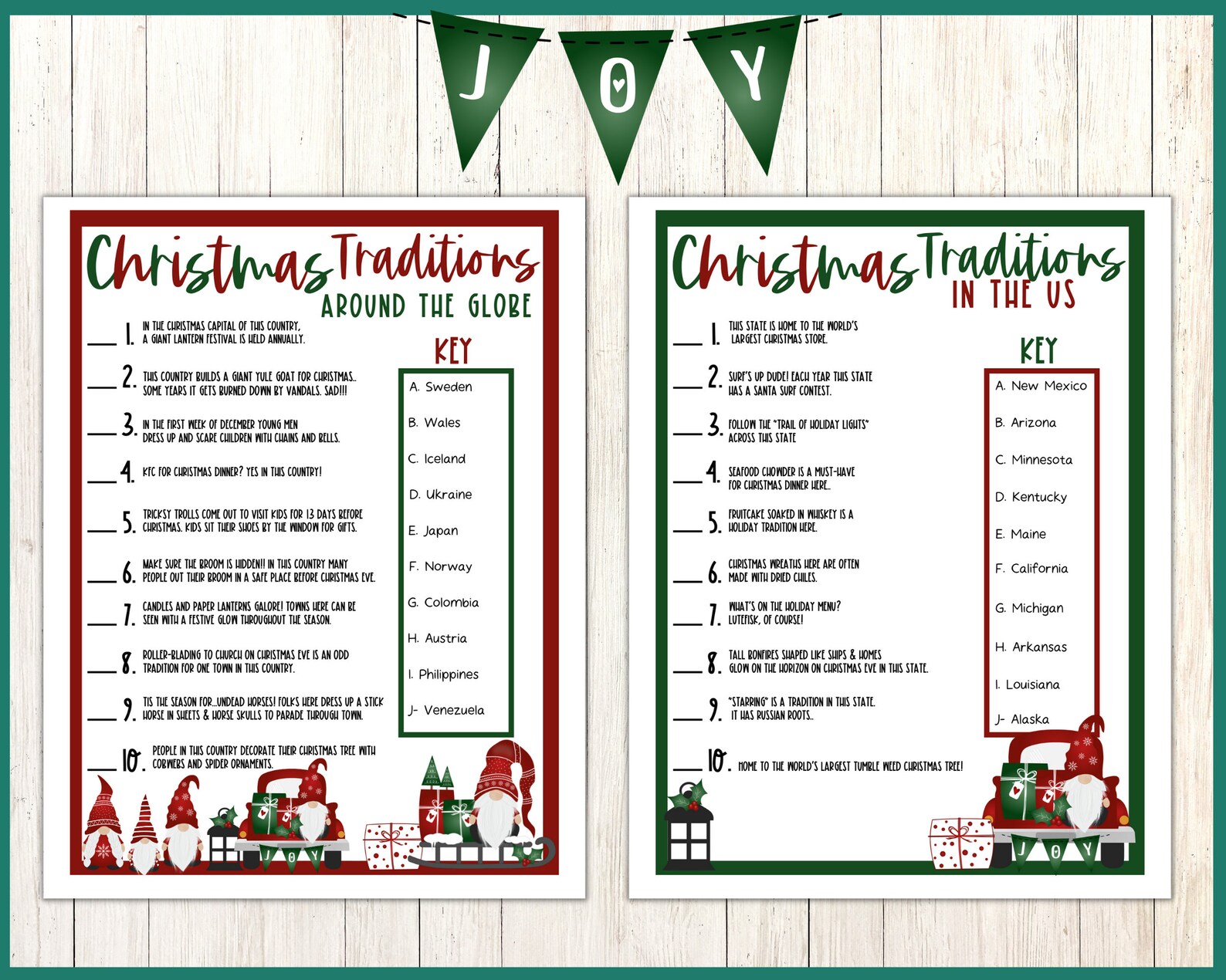 Printable Christmas Games Christmas Printable Games Family Holiday ...