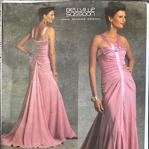 Vogue V1080 Belleville Sassoon Gown Sewing Pattern