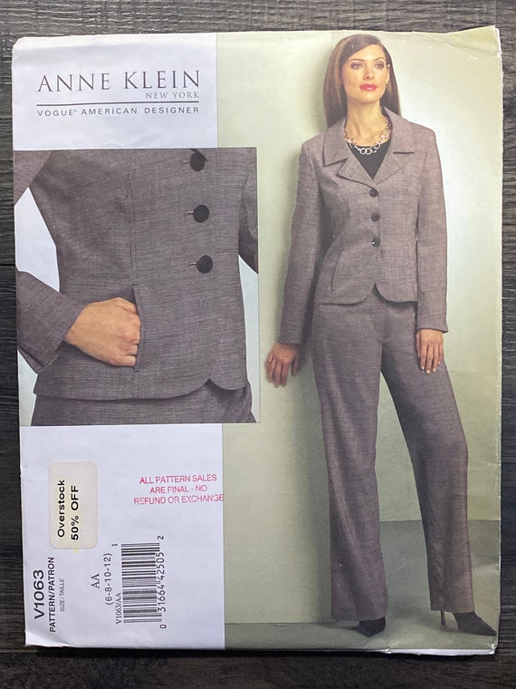 Vogue V1063 Anne Klein NY MISSES