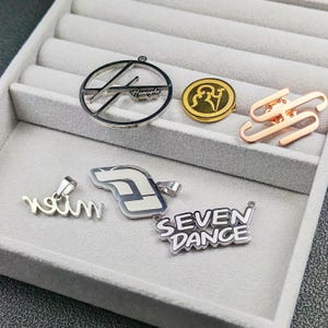 Custom Stainless Steel Logo Keychain – Laser Engraved or Hollow Cut