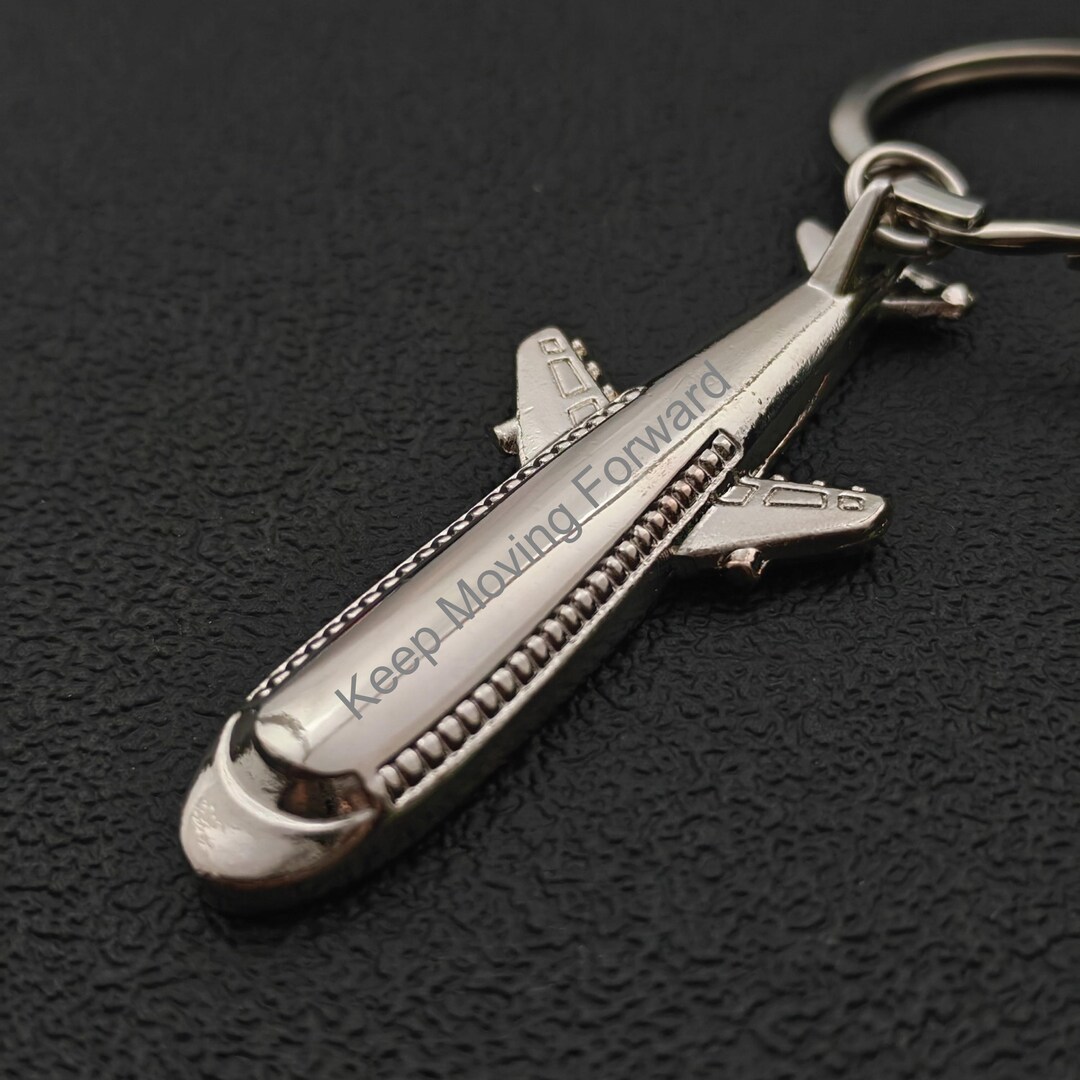 Mini Metal Airplane Keychain – Vintage Jet Design for Travel Lovers ...