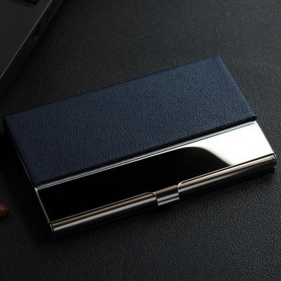 Personalized Business Card Holder in Text Handwritten Logo Laser Engr…