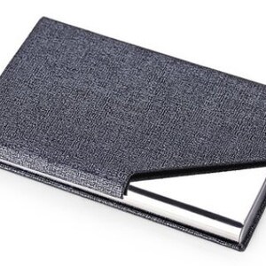 CLEARANCE, Last Stock - Personalized Business Card Holder in Text Handwritten Logo Laser Engraved