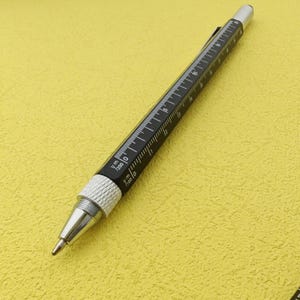 Gepersonaliseerde aluminium multifunctionele pen – op maat gemaakte gegraveerde stylus, liniaal, schroevendraaier