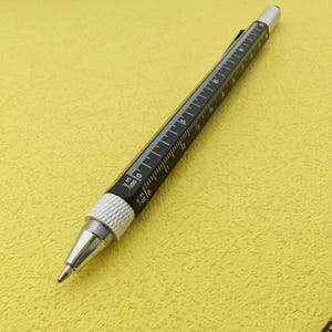 Engraved Tool Stylus Ball Pen, Custom Laser Engraving, Personalized Multi-Tool, Customized Pen Gift, Customizable Gadget 5 Colors Available