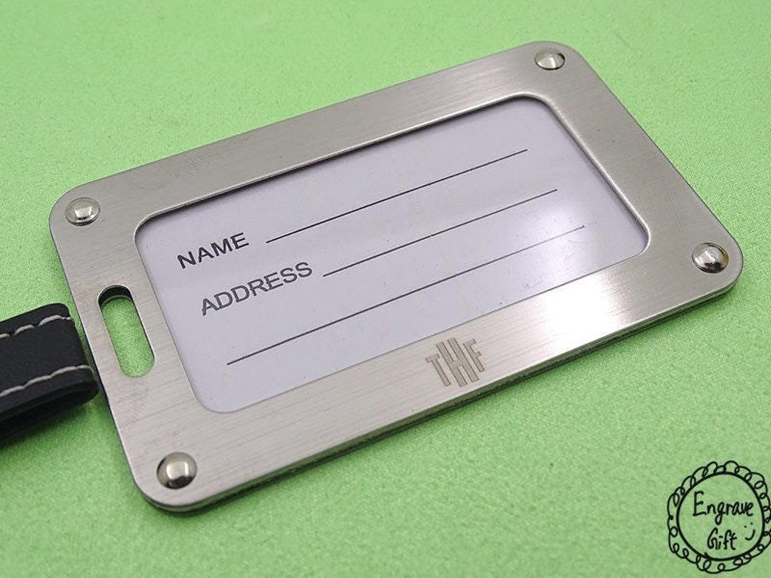 Personalized Luggage Tags Steel Luggage Tags Custom Luggage Tags on