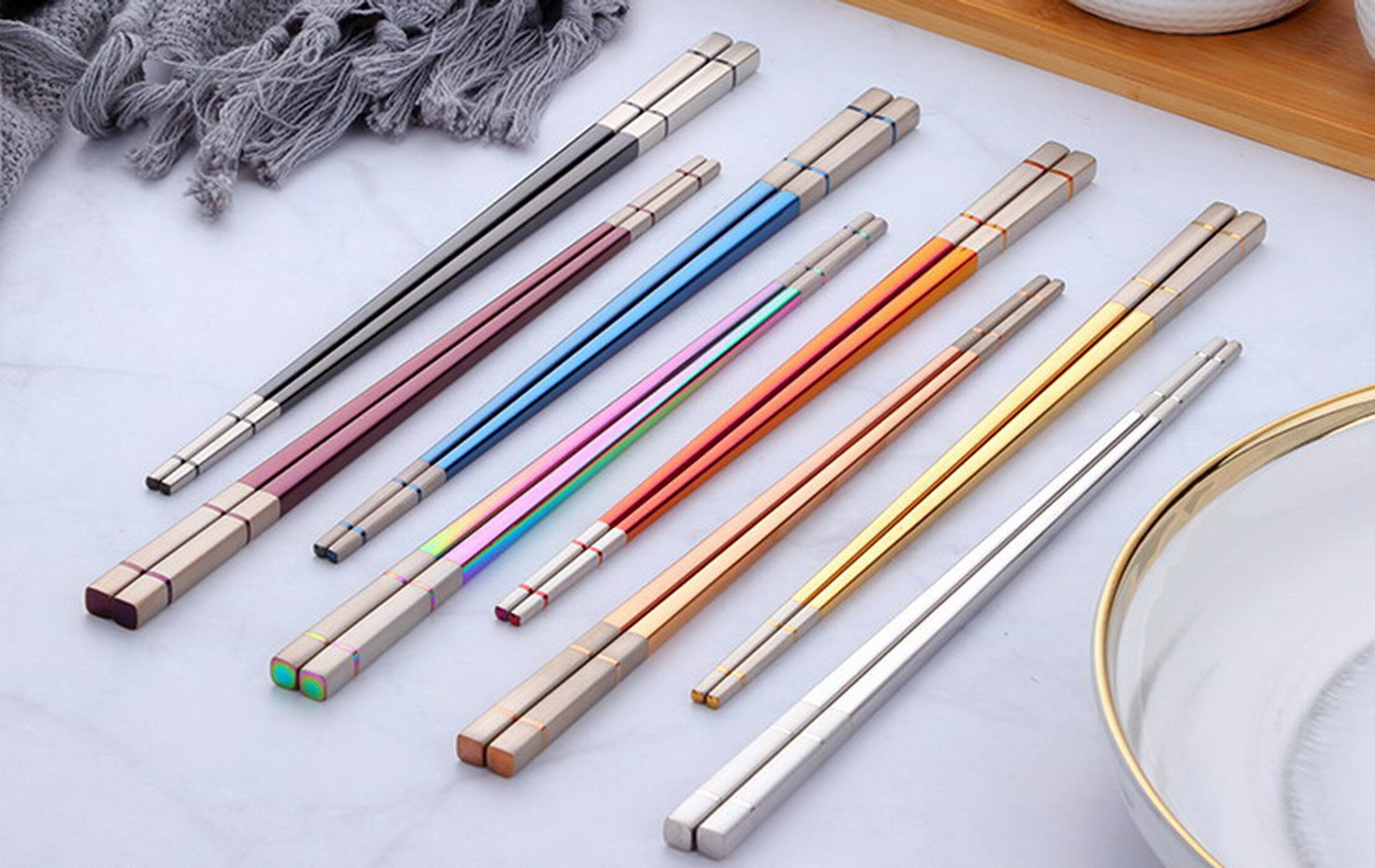 Personalized Stainless Steel Chopsticks - Custom Chopsticks Laser Eng…