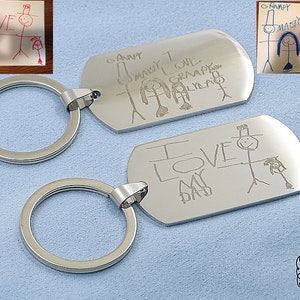 Personalized Stainless Steel Kids Doodle Jewelry – Dog Tag Necklace – Custom Engraving Available