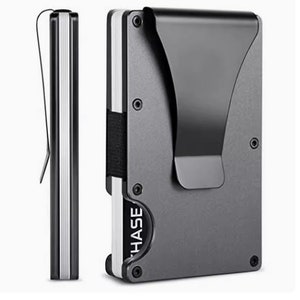 Personalisierte Aluminium Kreditkartenetui mit Text Logo und Gravur Optionen - RFID Schutz 7 Farbauswahl